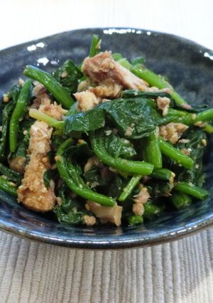 アスリート食★サバ缶とほうれん草胡麻和え-レシピのメイン写真