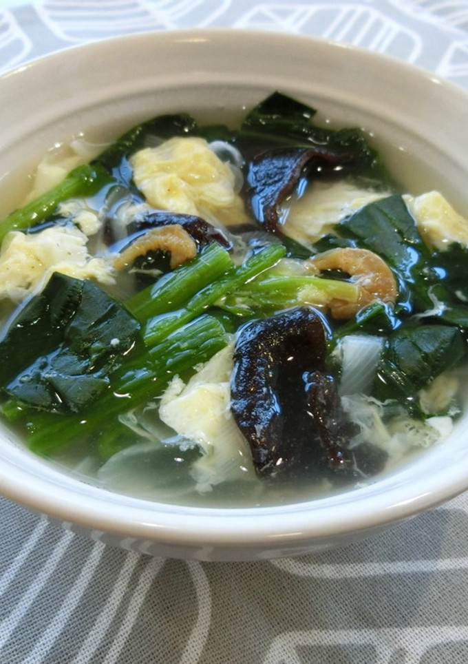 アスリート食★ほうれん草と卵の中華スープ-レシピのメイン写真