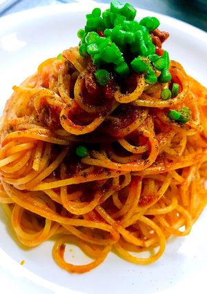 山椒風味の麻婆パスタ-レシピのメイン写真