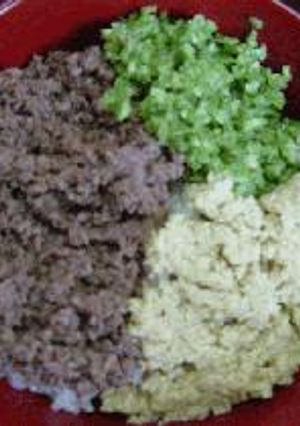 フードプロセッサーで三色そぼろ丼-レシピのメイン写真