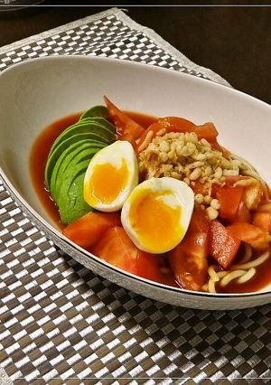 濃厚トマトだれの冷やし中華-レシピのメイン写真