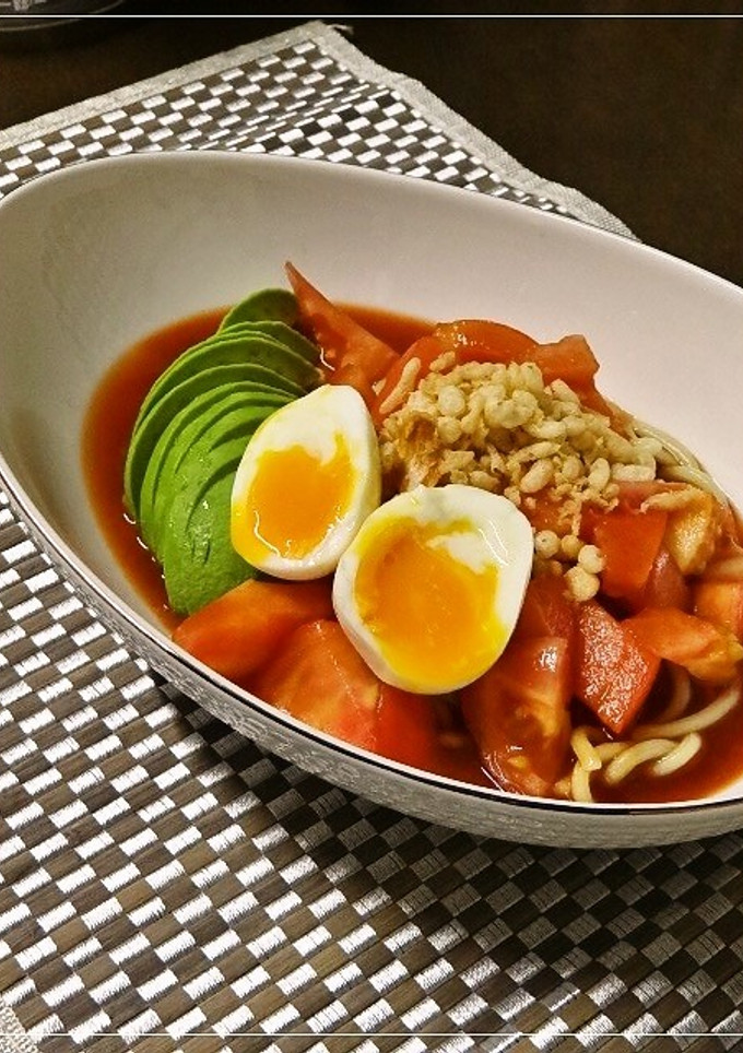 濃厚トマトだれの冷やし中華-レシピのメイン写真