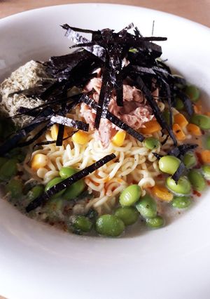 簡単★ツナとコーンと枝豆の冷し麺-レシピのメイン写真