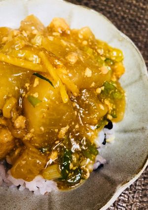 リメイク☆雑穀米のマーボー大根丼-レシピのメイン写真
