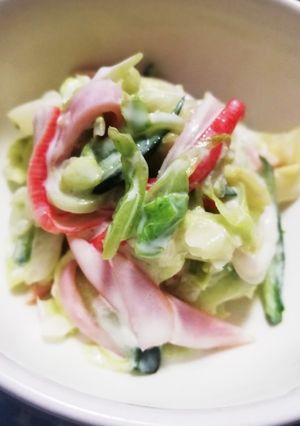 蒸しキャベツのイタリアン風サラダ-レシピのメイン写真