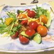 トマトときゅうりの簡単サラダ