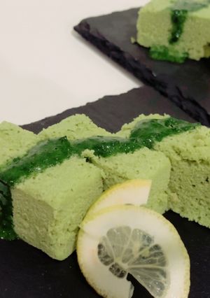 レンジで糖質オフ おから 抹茶ケーキ-レシピのメイン写真