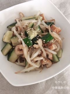 もやしの中華風酢の物-レシピのメイン写真