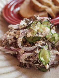 豆腐塩麴漬けdeきゅうり&ひじきの白和え-レシピのメイン写真