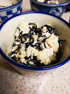 豆腐とひじきの和え物-レシピのメイン写真