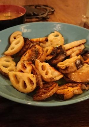 魁！漢飯『レンコンのオリーブオイル炒め』-レシピのメイン写真