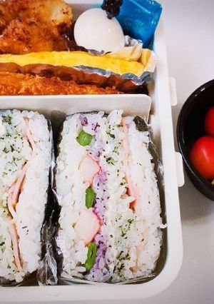 地層式おにぎらず弁当-レシピのメイン写真