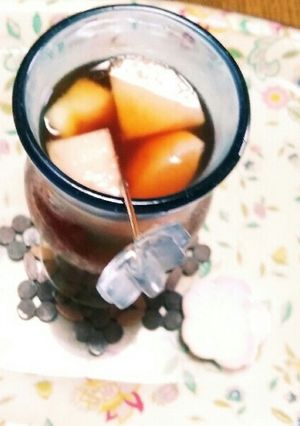 夏の朝食後に❕アイスピーチティー✨☺⛄-レシピのメイン写真