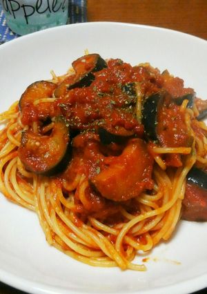 茄子たっぷり☆トマトパスタ-レシピのメイン写真