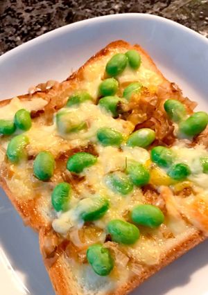 枝豆おかかトースト-レシピのメイン写真