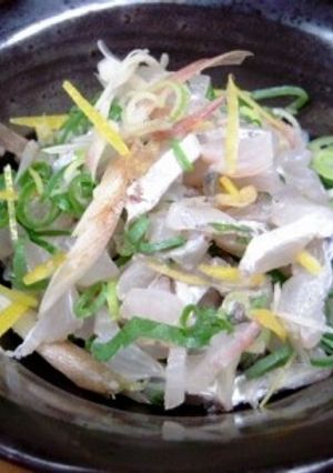 太刀魚のたたき-レシピのメイン写真