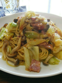 麺つゆ☆ベーコン&キャベツの和風パスタ-レシピのメイン写真