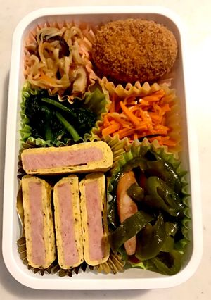スパム卵焼き（弁当1回分）-レシピのメイン写真