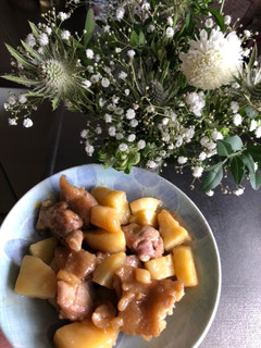 簡単、じゃがいも鳥モモ肉の照り焼き。-レシピのメイン写真