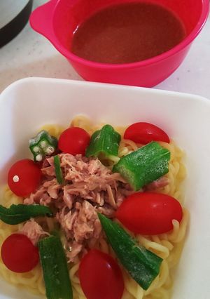 トマトジュー酢で冷やし麺-レシピのメイン写真