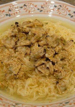 サッポロ一番でボンゴレ冷やしラーメン-レシピのメイン写真