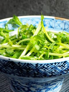 豆苗のサラダ-レシピのメイン写真