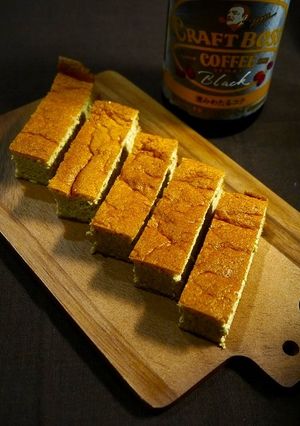簡単！半熟チーズスフレケーキ☆コーヒー味-レシピのメイン写真