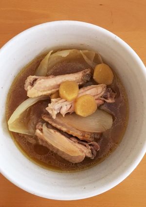 冷え性さんに！鶏玉ねぎの養生スープ-レシピのメイン写真