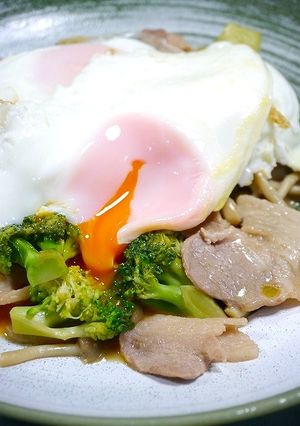 ダイエット！豚こまブロッコリー-レシピのメイン写真