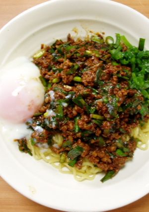 ヘルシー！油なし！汁なし坦々麺！-レシピのメイン写真