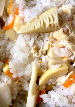 たけのこごはん 白だしで簡単絶品-レシピのメイン写真