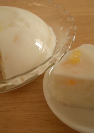 夏みかん入りヨーグルト寒-レシピのメイン写真