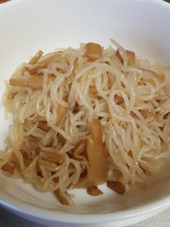 しらたきメンマ炒め-レシピのメイン写真