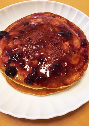 ふんわりしっとり♡バターパンケーキ-レシピのメイン写真