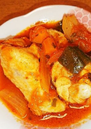 チキンのトマトソース煮込み-レシピのメイン写真