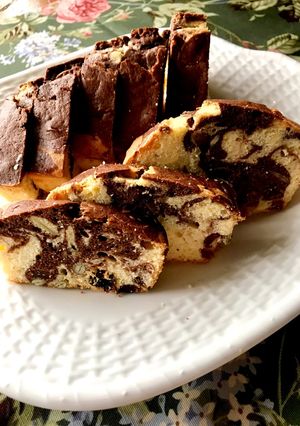 チョコマーブルパウンド-レシピのメイン写真