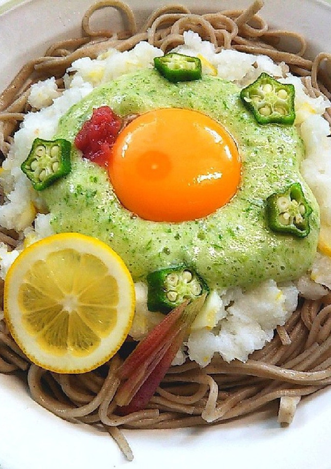 レモンでさっぱりとろろ蕎麦-レシピのメイン写真