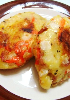 もっちもち♡バーグ♪-レシピのメイン写真