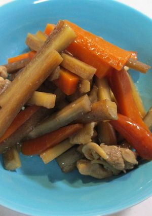 鶏肉入りおかずきんぴら-レシピのメイン写真