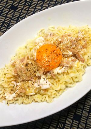チーたまツナあえ麺-レシピのメイン写真