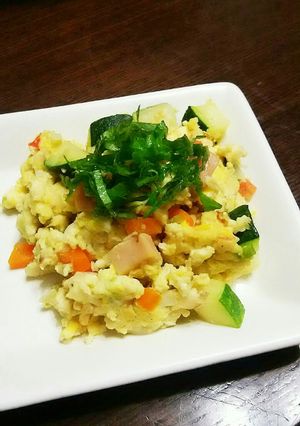 まるでチャーハン⁉あっさり旨塩炒り豆腐。-レシピのメイン写真
