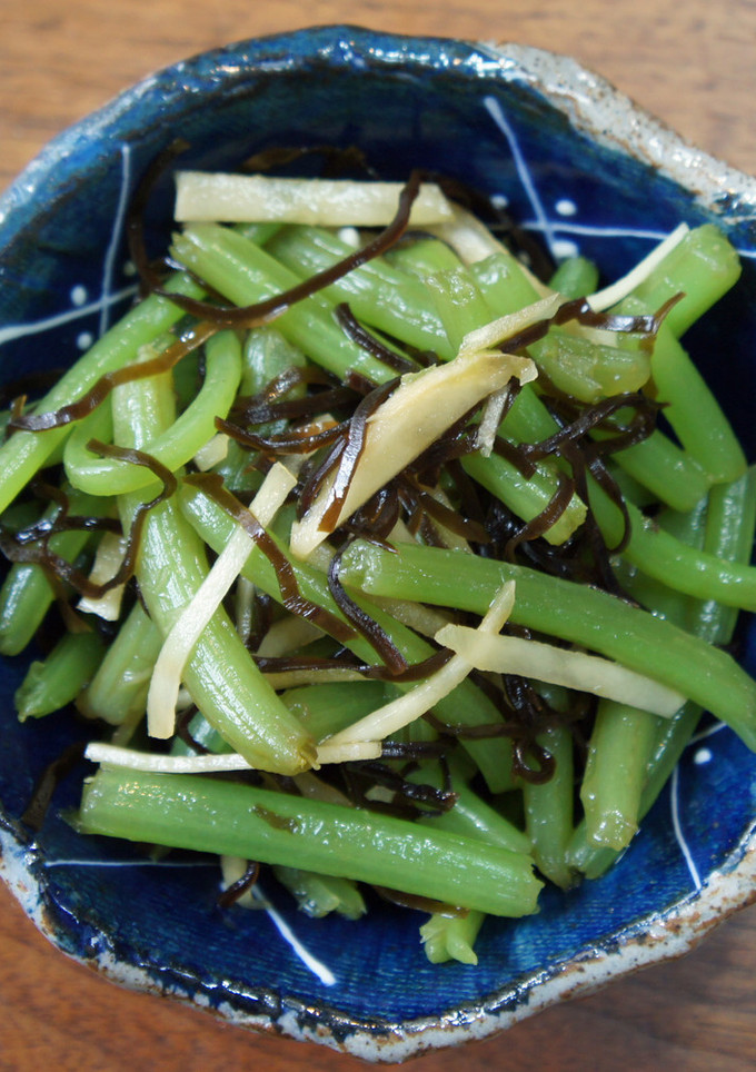 山菜みずと塩昆布の和え物-レシピのメイン写真