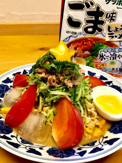 ☆夏野菜とツナの豆乳冷やし麺☆-レシピのメイン写真