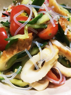 季節の野菜を使った#中華風_春雨サラダ-レシピのメイン写真