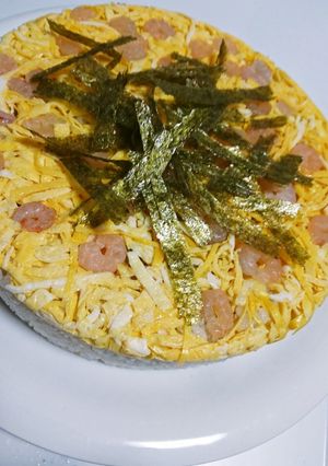 家にあるもので！簡単ご飯ケーキ☆-レシピのメイン写真