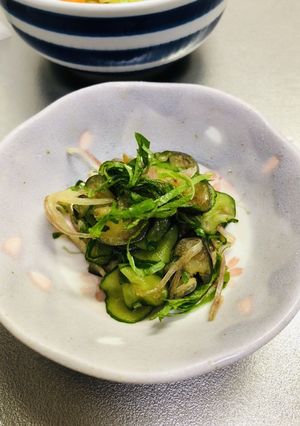 切って揉むだけ！めちゃ時短ナスの浅漬け-レシピのメイン写真
