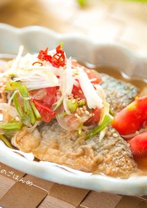 アジとトマトの南蛮漬け⁂簡単お魚おかず-レシピのメイン写真