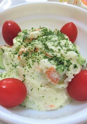 単身者がつくるポテサラ　隠し味は〇〇-レシピのメイン写真