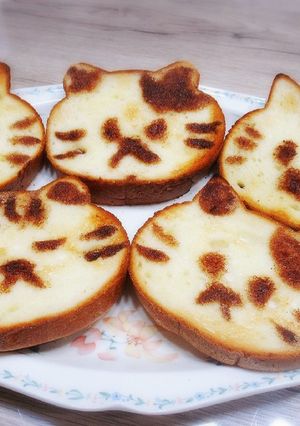 ☆かわいい♡ねこトースト☆-レシピのメイン写真