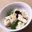 オクラとタコと長芋のわさび風味和え